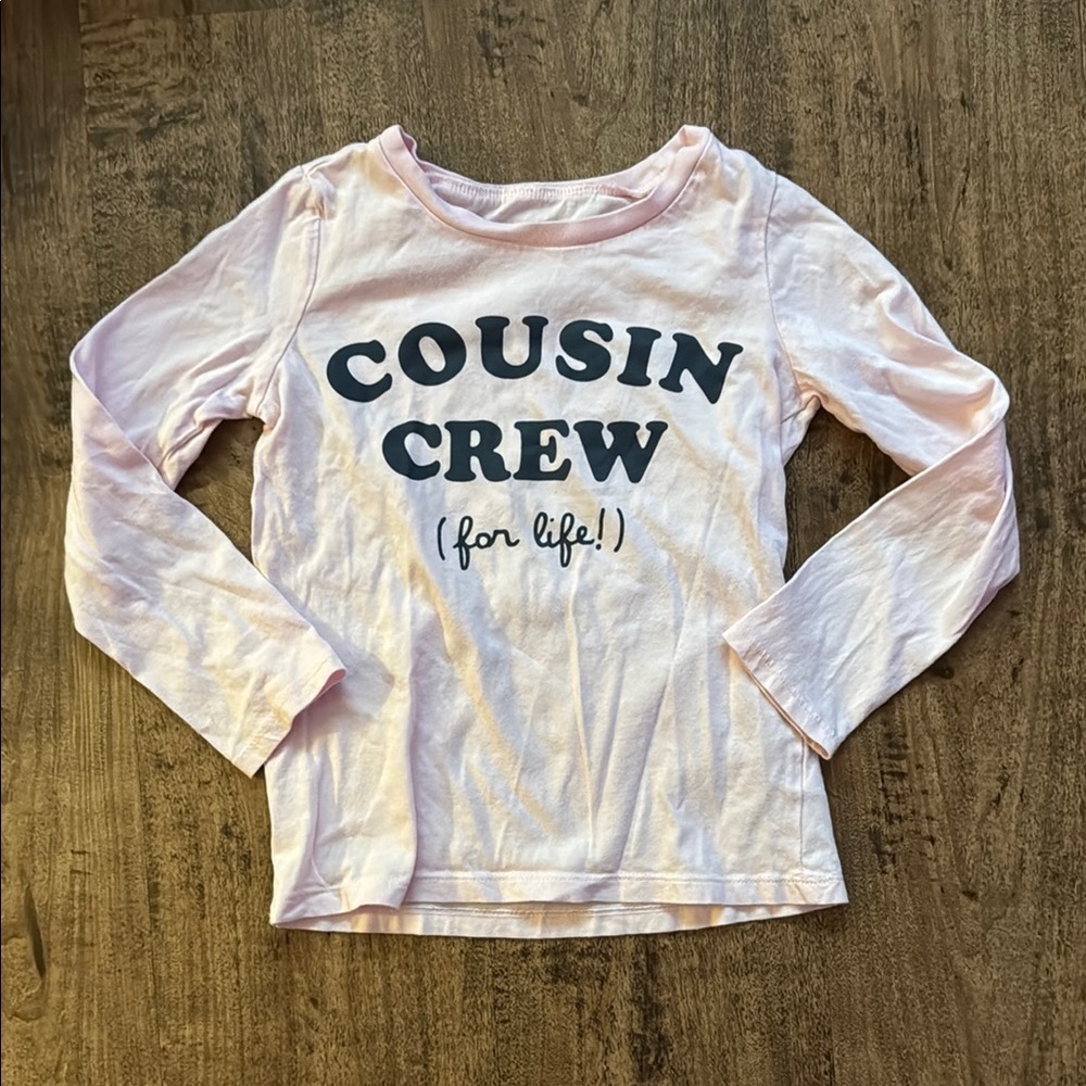 Pink Long Sleeve Kids Shirt size 5